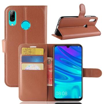 Étui Portefeuille Huawei P30 Lite avec Fermeture Magnétique - Marron