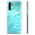 Coque Huawei P30 Pro en TPU - Marbre Bleu