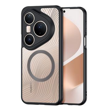 Coque Hybride Huawei Pura 80 Pro/80 Pro+ Dux Ducis Aimo - compatible avec MagSafe - Noire