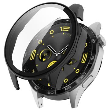 Coque Huawei Watch GT 4 en Plastique avec Protecteur d\'Écran - 46mm - Noire