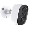 Hubview CG6 Caméra Wi-Fi alimentée par batterie avec carte mémoire de 16 Go incluse