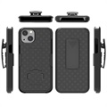 Coque Hybride iPhone 13 avec Clip Ceinture - Noire