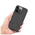 Coque Hybride iPhone 13 Pro avec Clip Ceinture - Noire