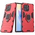 Coque Hybride Honor 60 SE avec Support Bague - Rouge