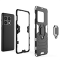 Coque Hybride OnePlus 10 Pro avec Support Bague - Noire