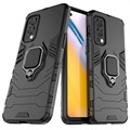 Coque Hybride OnePlus Nord 2 5G avec Support Bague - Noire