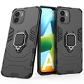 Coque Hybride Realme GT Neo2 avec Support Bague - Noire