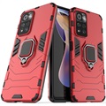 Coque Hybride Xiaomi Redmi Note 11 Pro/Note 11 Pro+ avec Support Bague - Rouge