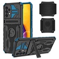 Coque Hybride Samsung Galaxy A52 5G, Galaxy A52s avec Bracelet - Bleue / Noire