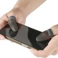 IMAK 1 paire d'étuis pour doigts de jeu en fibre d'argent, respirants et sensibles, résistants à la transpiration, pour PUBG Mobile Game