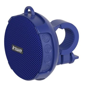 INWA Bluetooth Speaker Mini Subwoofer IPX7 Waterproof Wireless Bicycle Cycling Music Speaker Support TF - Bleu