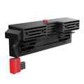 IPEGA PG-9155 Ventilateur de refroidissement pour console Nintendo Switch Radiateur à deux ventilateurs et deux modes avec couvercle arrière anti-poussière - Noir