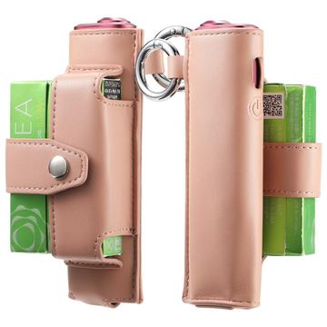 IQOS ILUMA i One/ILUMA One Étui en cuir pour e-cigarette - Rose clair