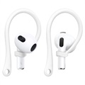 Crochets d'oreille Apple AirPods 3 Anti-perte en TPU Imak - Blanc