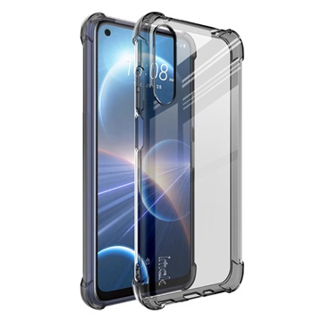 Coque HTC Desire 22 Pro en TPU Imak Anti-scratch - Noire / Transparente