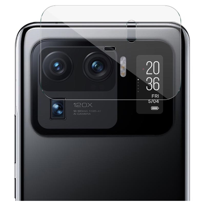 Vetro Posteriore Fotocamera Per Xiaomi Mi 11 Ultra – Nero, Ricambio Originale - Foto 2