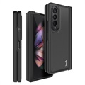 Coque Samsung Galaxy Z Fold4 5G Enduite Imak Ruiyi - Fibre de Carbone - Noire