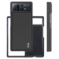 Coque Samsung Galaxy Z Fold4 5G Enduite Imak Ruiyi - Fibre de Carbone - Noire