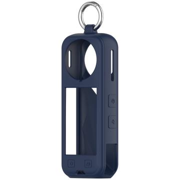 Insta360 X5 Étui en silicone antichoc - Bleu foncé