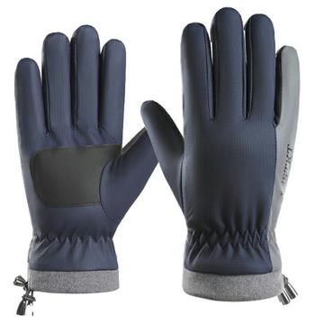 Gants isolés coupe-vent à écran tactile pour hommes