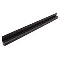 Bande d'étanchéité isolante pour porte avec mousse et fixation par velcro - Noir