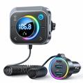 Joyroom JR-CL18 Chargeur Voiture / Transmetteur FM Bluetooth avec RVB - 30W