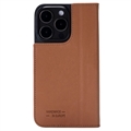 Étui à Rabat iPhone 15 Pro Max en Cuir JT Berlin BookCase Tegel - Cognac
