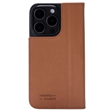 Étui à Rabat iPhone 15 Pro Max en Cuir JT Berlin BookCase Tegel - Cognac