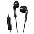 JVC HA-F17M Wired Smartphone Earphones with Microphone - 3.5mm - Black