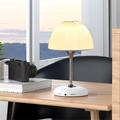 JY-85 Veilleuse colorée rechargeable Bluetooth 5.0 Enceinte musicale stéréo FM TF Card Subwoofer - Blanc