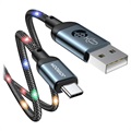 Câble USB-C Tressé Joyroom JR-N16 - 3A, 1.2m - Gris