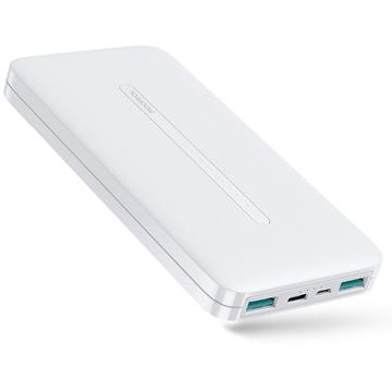 Joyroom JR-T012 Banque d\'alimentation USB double - 10000mAh - Blanc