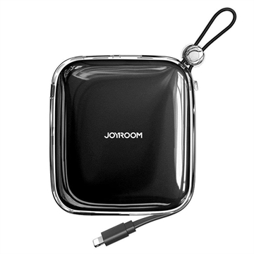 Joyroom Jelly Lightning Mini Batterie Externe - 10000mAh/22.5W - Noir