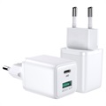 Mini Chargeur Rapide Joyroom L-QP303 PD&QC3.0 - 30W - Blanc