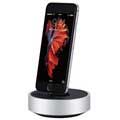 Support de Chargement Lightning Just Mobile HoverDock pour iPhone - Noir / Argenté