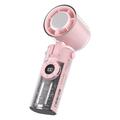 K-811 Ventilateur à main transparent Mecha - Rose