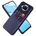 Coque Xiaomi Mi 10T Lite 5G avec Porte-Cartes KSQ - Bleu