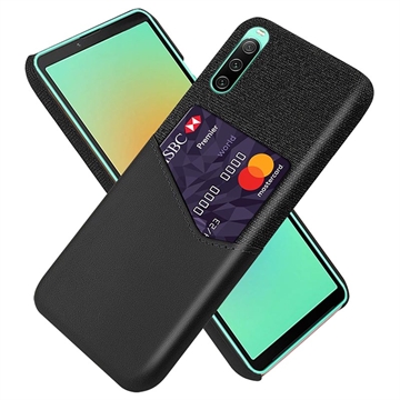 Coque Sony Xperia 10 IV avec Porte-Cartes KSQ - Noire