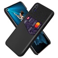 Coque Huawei Nova 5T, Honor 20/20S KSQ avec Porte-Cartes - Noir