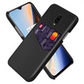 Coque OnePlus 7 KSQ avec Porte-Cartes - Noir