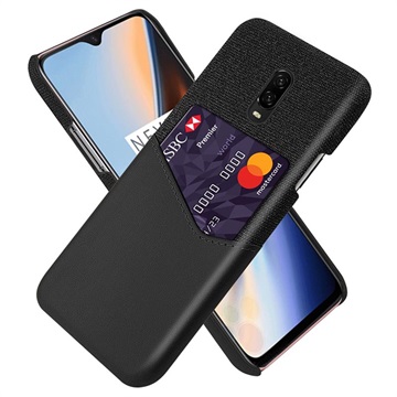 Coque OnePlus 7 KSQ avec Porte-Cartes - Noir