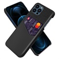 Coque iPhone 13 Pro avec Porte-Cartes KSQ - Noire