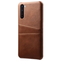 Coque OnePlus Nord en Plastique Revêtue avec Porte-Cartes KSQ
