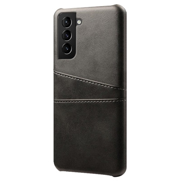 Coque Samsung Galaxy S22 5G en Plastique Revêtue avec Porte-Cartes KSQ