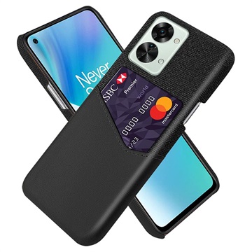 Coque OnePlus Nord 2T avec Porte-Cartes KSQ - Noire