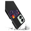 Coque OnePlus Nord 2T avec Porte-Cartes KSQ - Noire