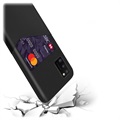 Coque Samsung Galaxy A41 avec Porte-Cartes KSQ - Noir