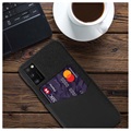 Coque Samsung Galaxy A41 avec Porte-Cartes KSQ - Noir