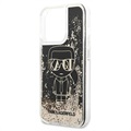 Coque iPhone 13 Pro Karl Lagerfeld Gatsby Liquid Glitter - Noire