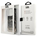 Coque iPhone 13 Pro Karl Lagerfeld Gatsby Liquid Glitter - Noire